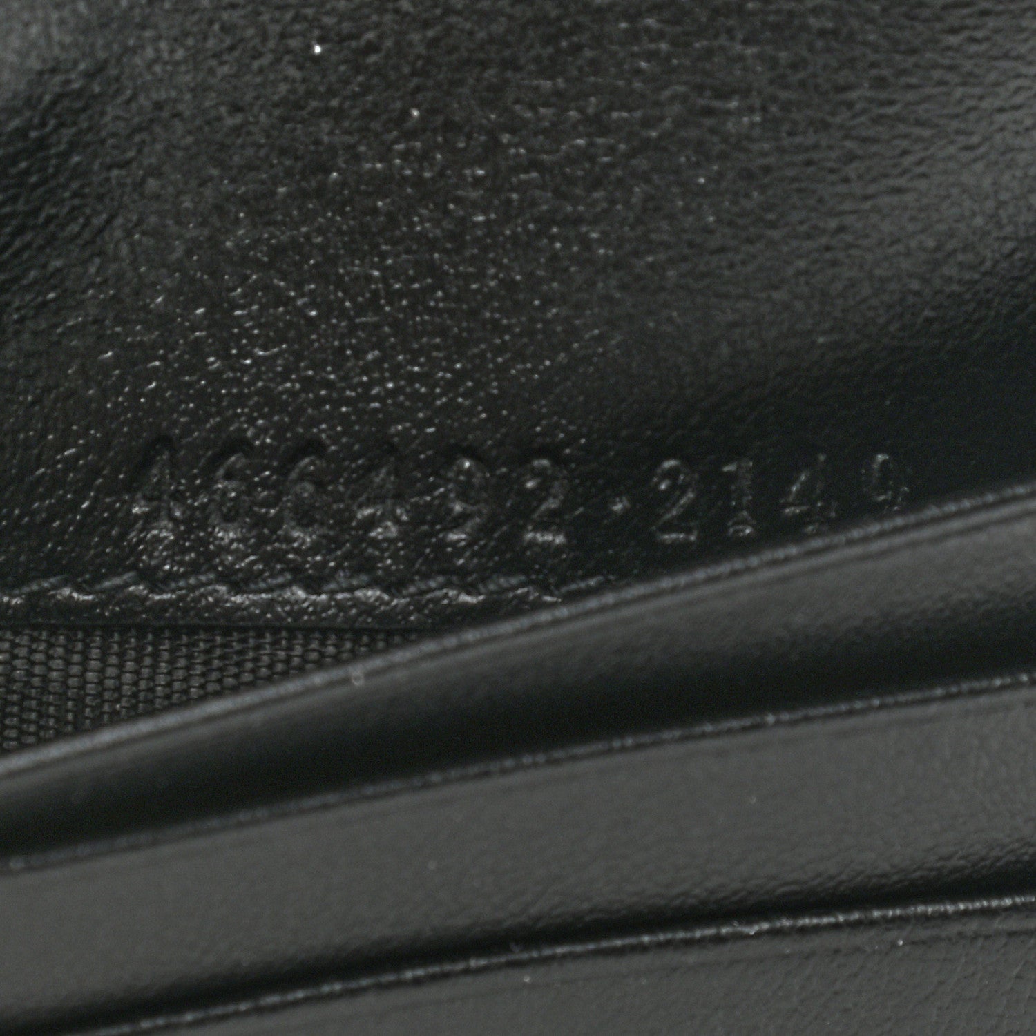 Gucci Calfskin Matelasse GG Marmont Card Case Wallet Black 7 of 8