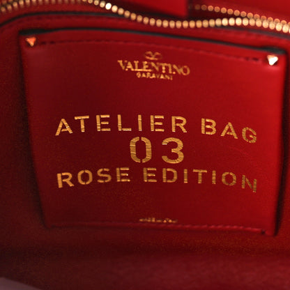 Valentino Garavani Nappa Atelier 03 Rose Edition Small Hobo Rosso Valentino 6 of 8