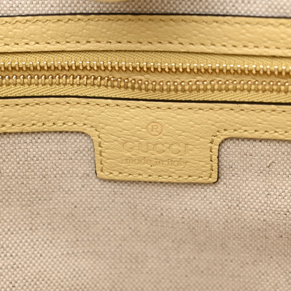 Gucci Monogram Jumbo GG Textured Dollar Calfskin Medium Ophidia Shopping Tote Beige Banana 6 of 10
