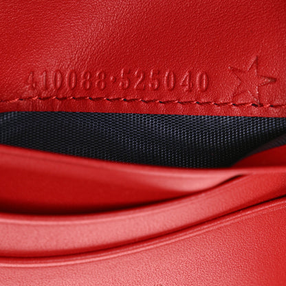 Gucci GG Supreme Monogram Blooms Card Case Beige Blue Navy Hibiscus Red 7 of 7