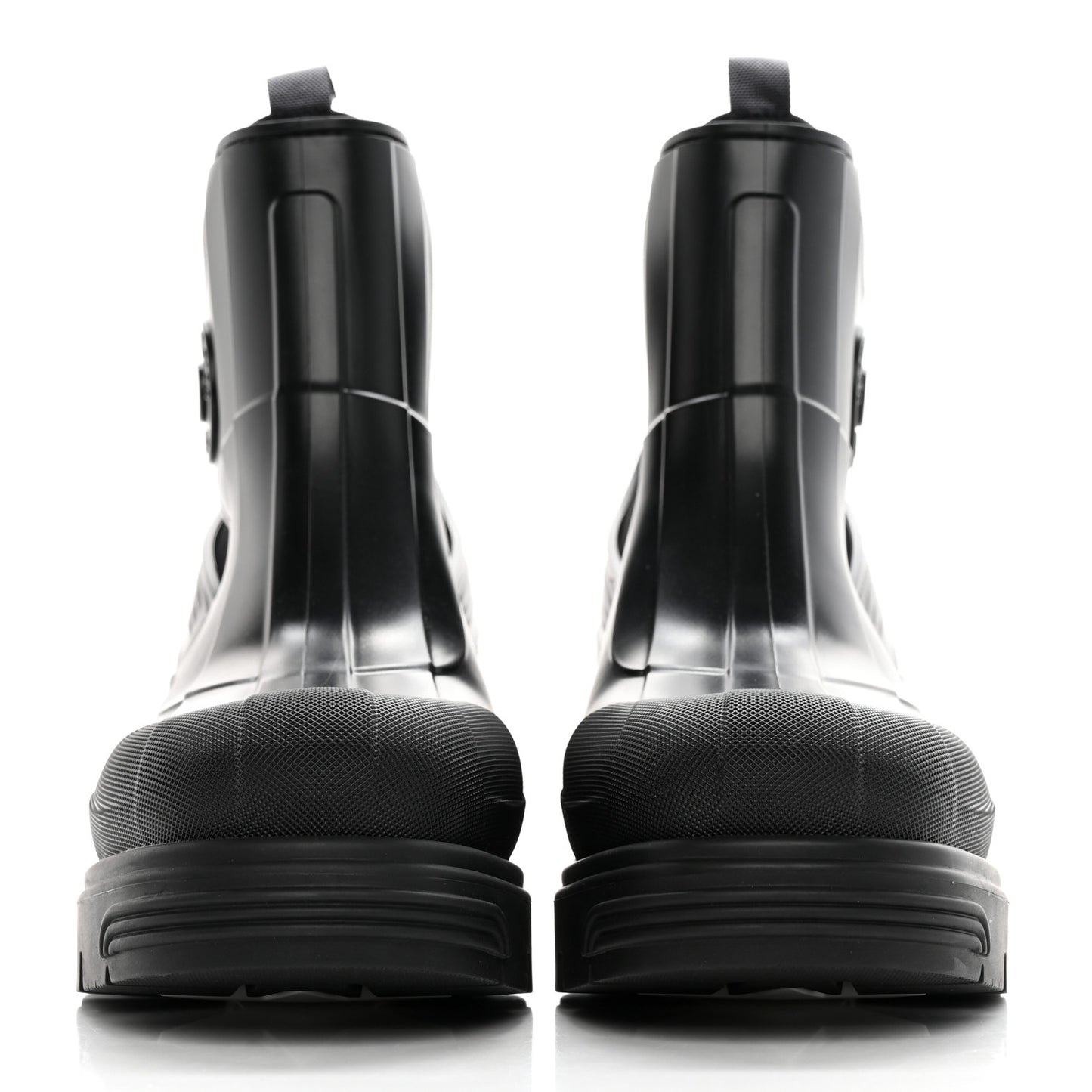 Neoprene Rubber Dior Genesis 30mm Ankle Boots 37 Black