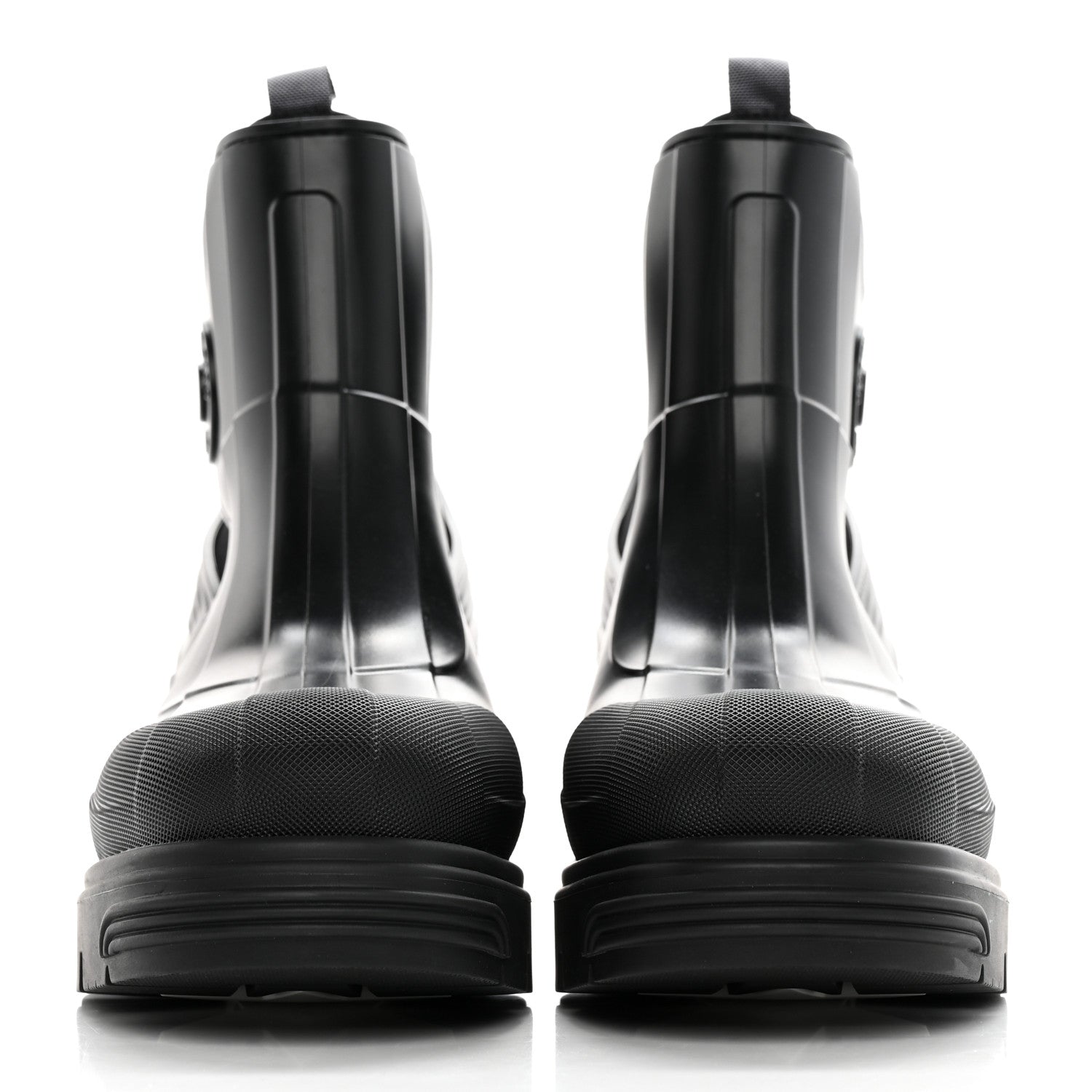 Christian Dior Neoprene Rubber Dior Genesis 30mm Ankle Boots 37 Black 2 of 11