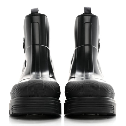 Christian Dior Neoprene Rubber Dior Genesis 30mm Ankle Boots 37 Black 2 of 11
