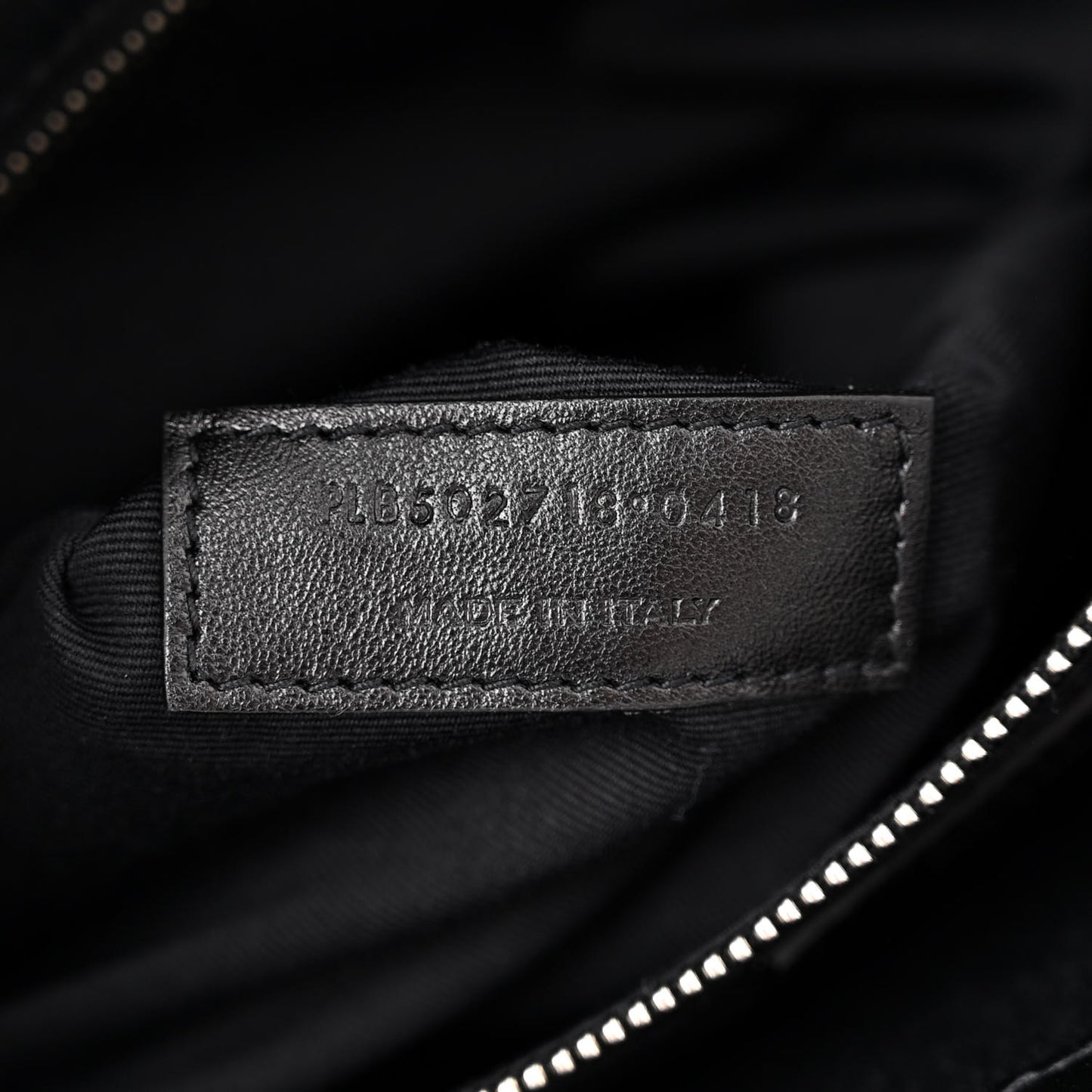 Calfskin Y Quilted Monogram Large Loulou Shopper Black