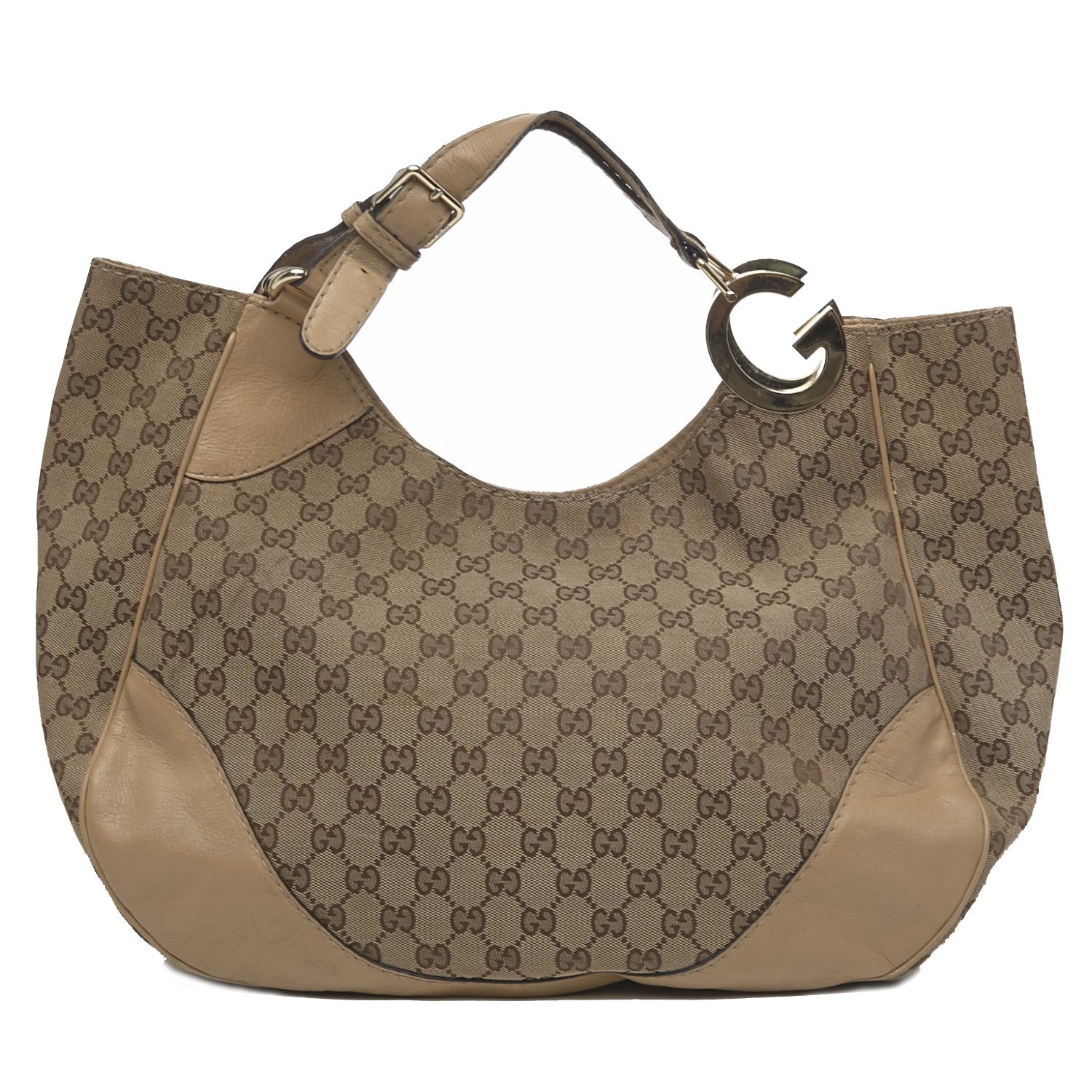 Gucci Monogram Charlotte Tote Tan 1 of 7
