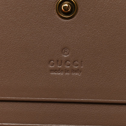 Gucci Calfskin Matelasse GG Marmont Card Case Porcelain Rose 6 of 10