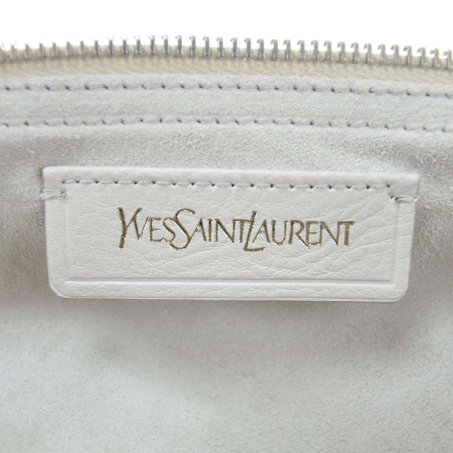 Saint Laurent Leather Medium Muse Two White 8 of 9