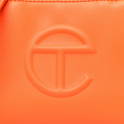 Telfar Vegan Leather Small Shopping Bag Orange 8 of 10