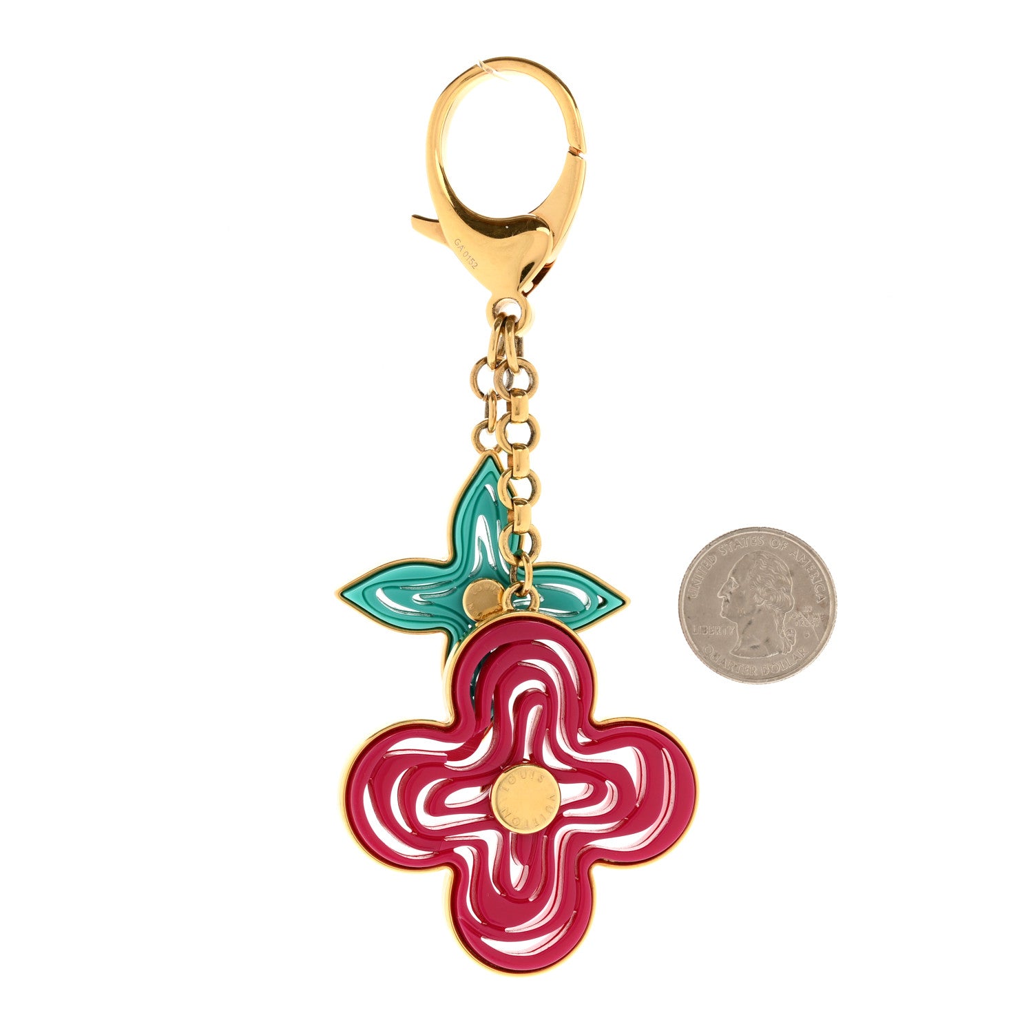 Louis Vuitton Resin Naif Bag Charm Grenadine 2 of 4