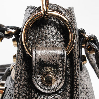 Balenciaga Grained Calfskin Classic Gold Hardware Mini City Ombre Grey Gradient 13 of 14