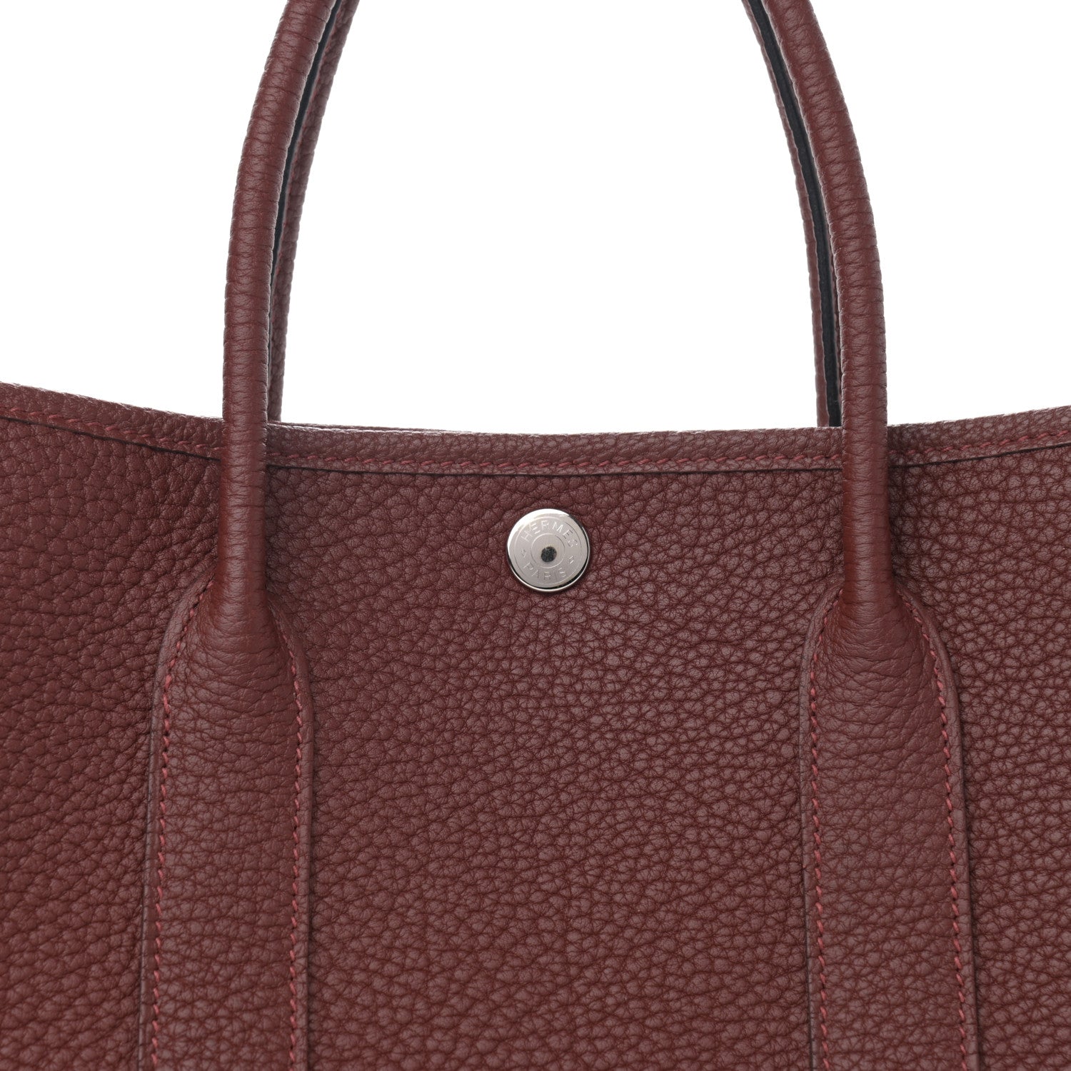 Hermes Vache Country Garden Party 30 TPM Rouge H 8 of 14