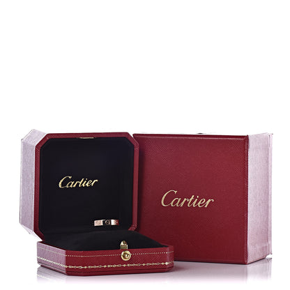 Cartier 18K Pink Gold 3.5mm LOVE Wedding Band Ring 47 4 5 of 5