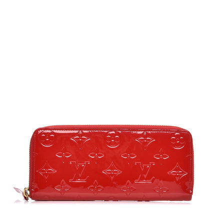 Louis Vuitton Vernis Clemence Wallet Cherry 1 of 8
