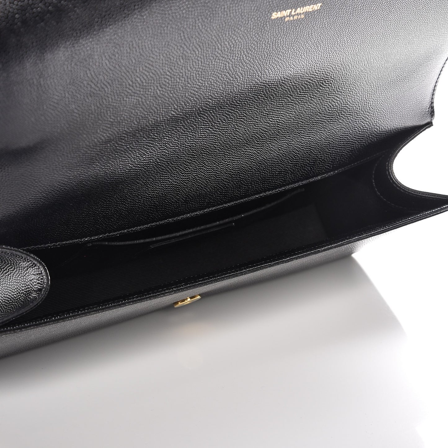 Grain De Poudre Monogram Cassandre Clutch Black