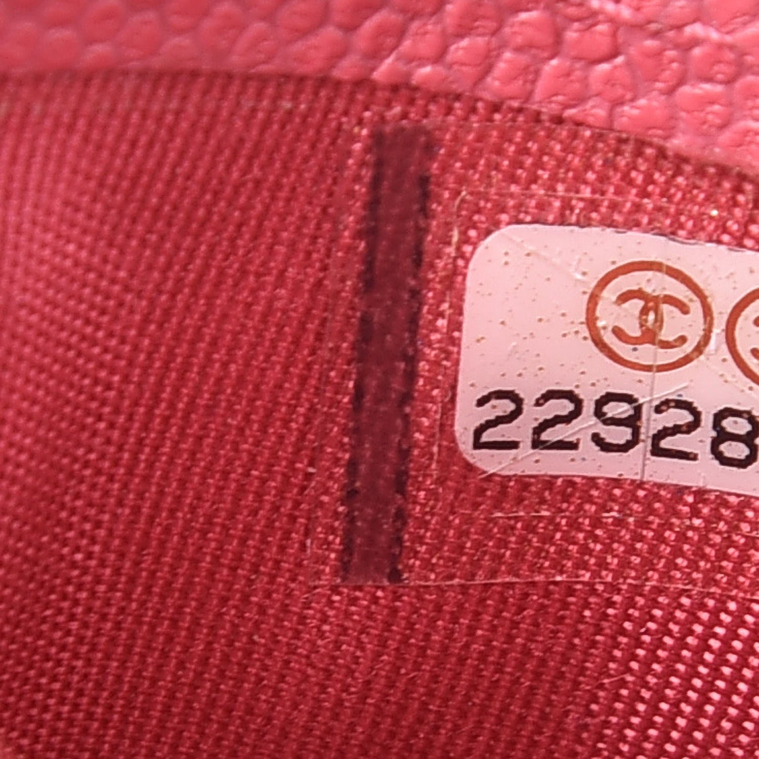Chanel Caviar CC Zip Card Holder Pink 7 of 7