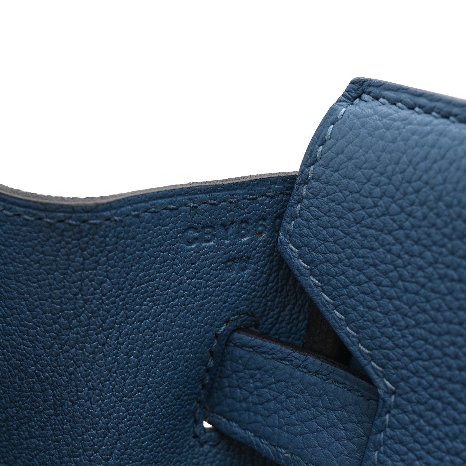 Hermes Togo BIRKIN 30 Bleu Azur 12 of 22