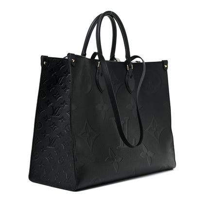 Louis Vuitton Empreinte Monogram Giant Onthego GM Black 3 of 9