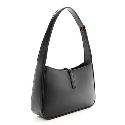 Saint Laurent Smooth Calfskin Le 5 A 7 Hobo Black 3 of 10