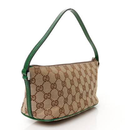 Gucci Monogram Boat Pochette Green 3 of 11
