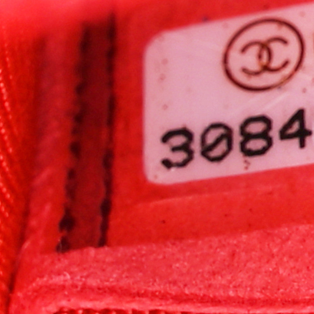 Chanel Cotton Mixed Fibers Woven Mini Rectangular Flap Red Fuchsia Blue 8 of 11