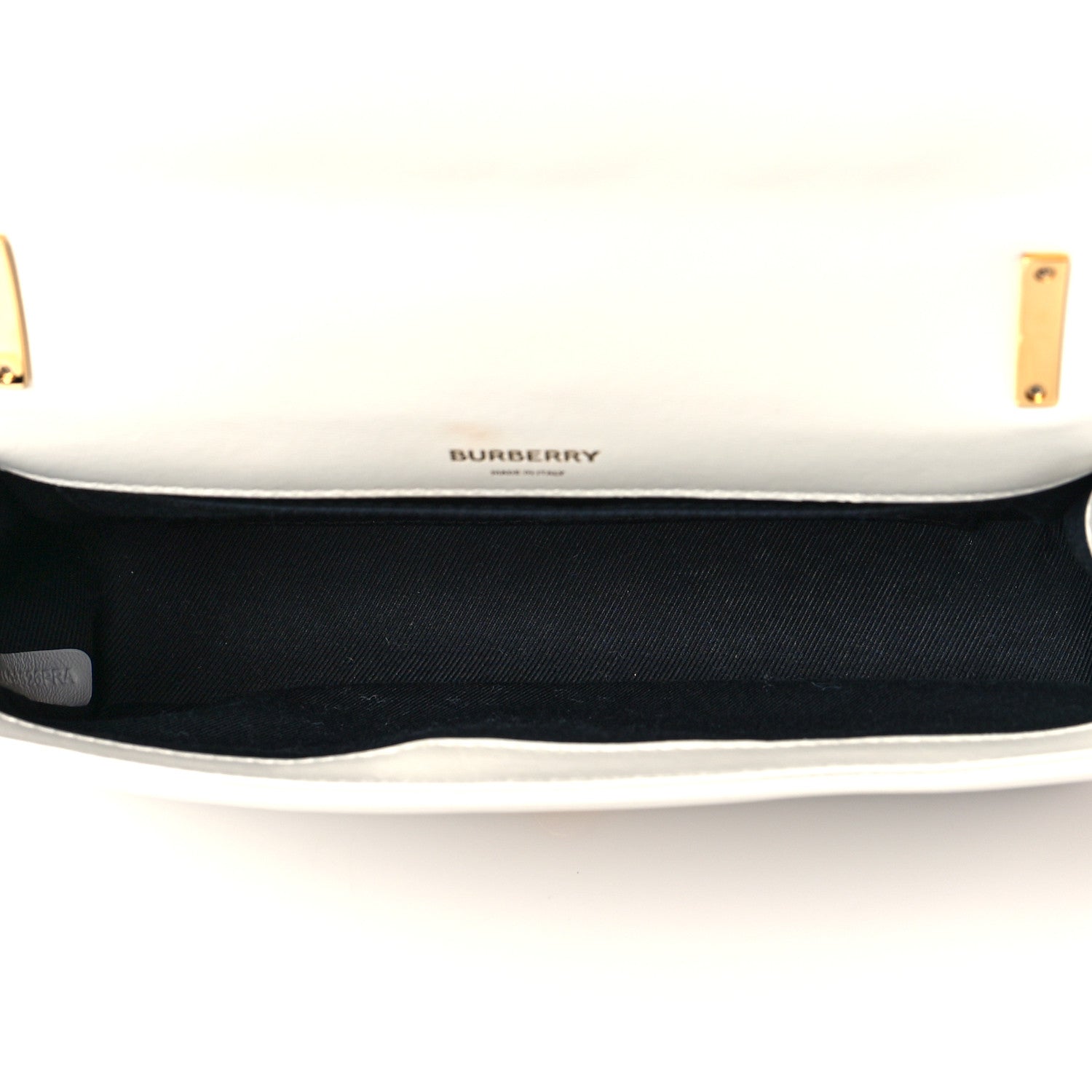 Burberry Lambskin Quilted Small Lola Bag White 5 of 13