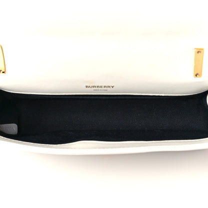 Burberry Lambskin Quilted Small Lola Bag White 5 of 13