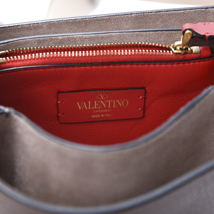 Valentino Garavani Grainy Calfskin Mini Vring Shoulder Bag Clay 6 of 11