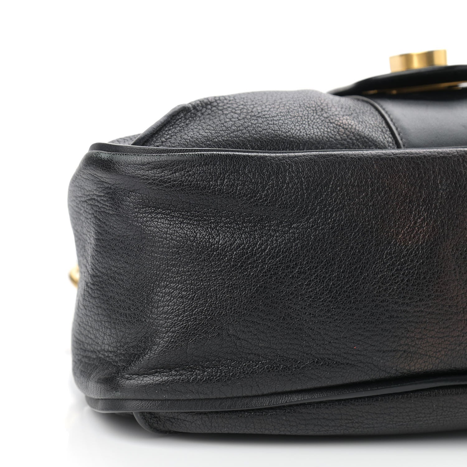 Chloe Grained Lambskin Calfskin Medium Lexa Shoulder Bag Black 11 of 12