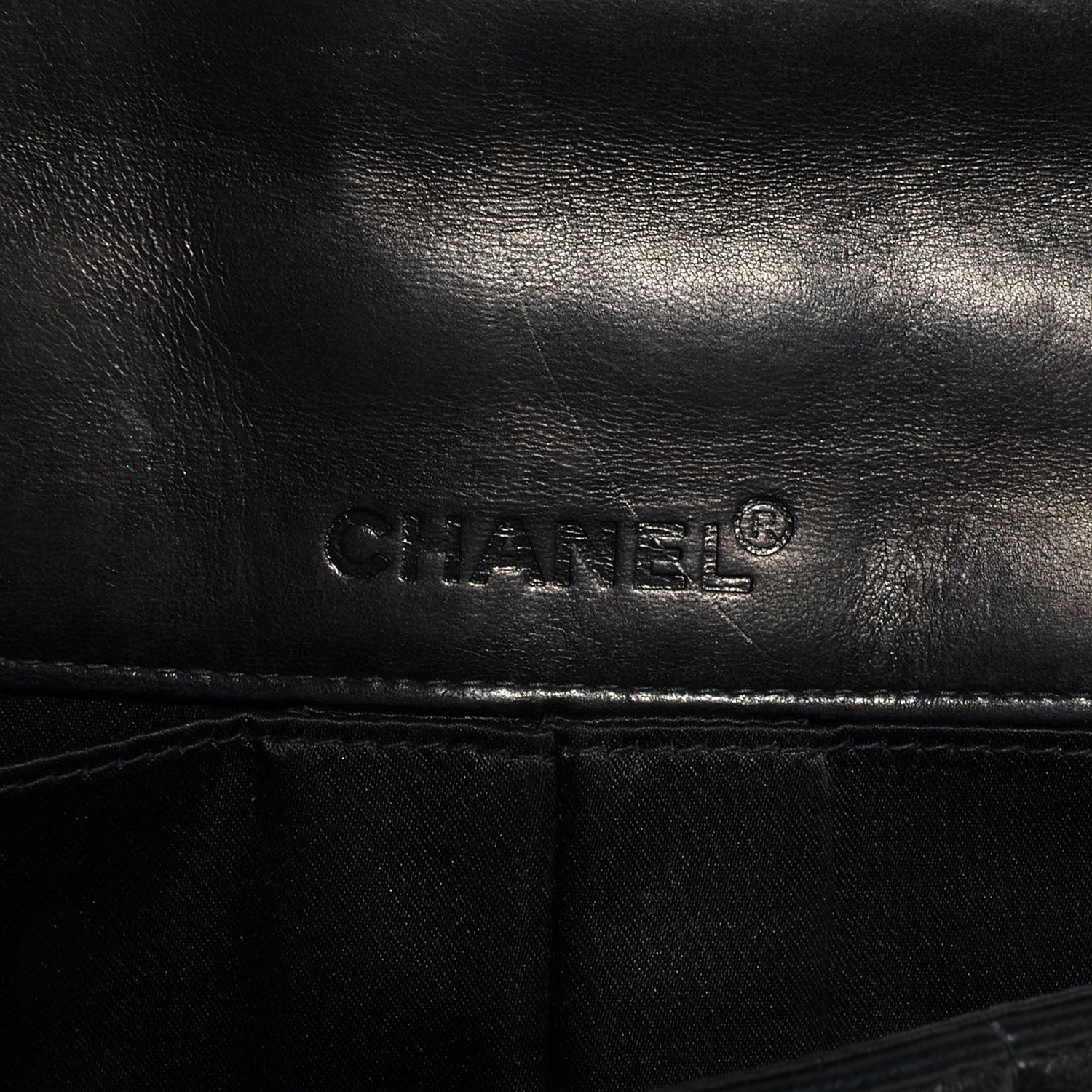 Chanel Lambskin East West Chocolate Bar Flap Black 7 of 10