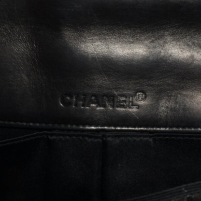 Chanel Lambskin East West Chocolate Bar Flap Black 7 of 10