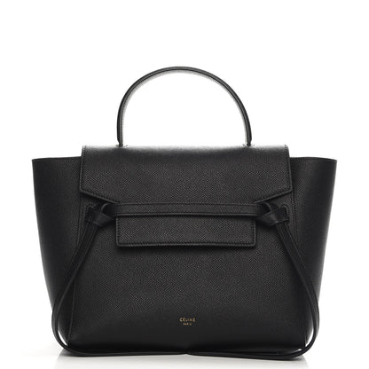 Celine Grained Calfskin Micro Belt Bag Black 1 of 7