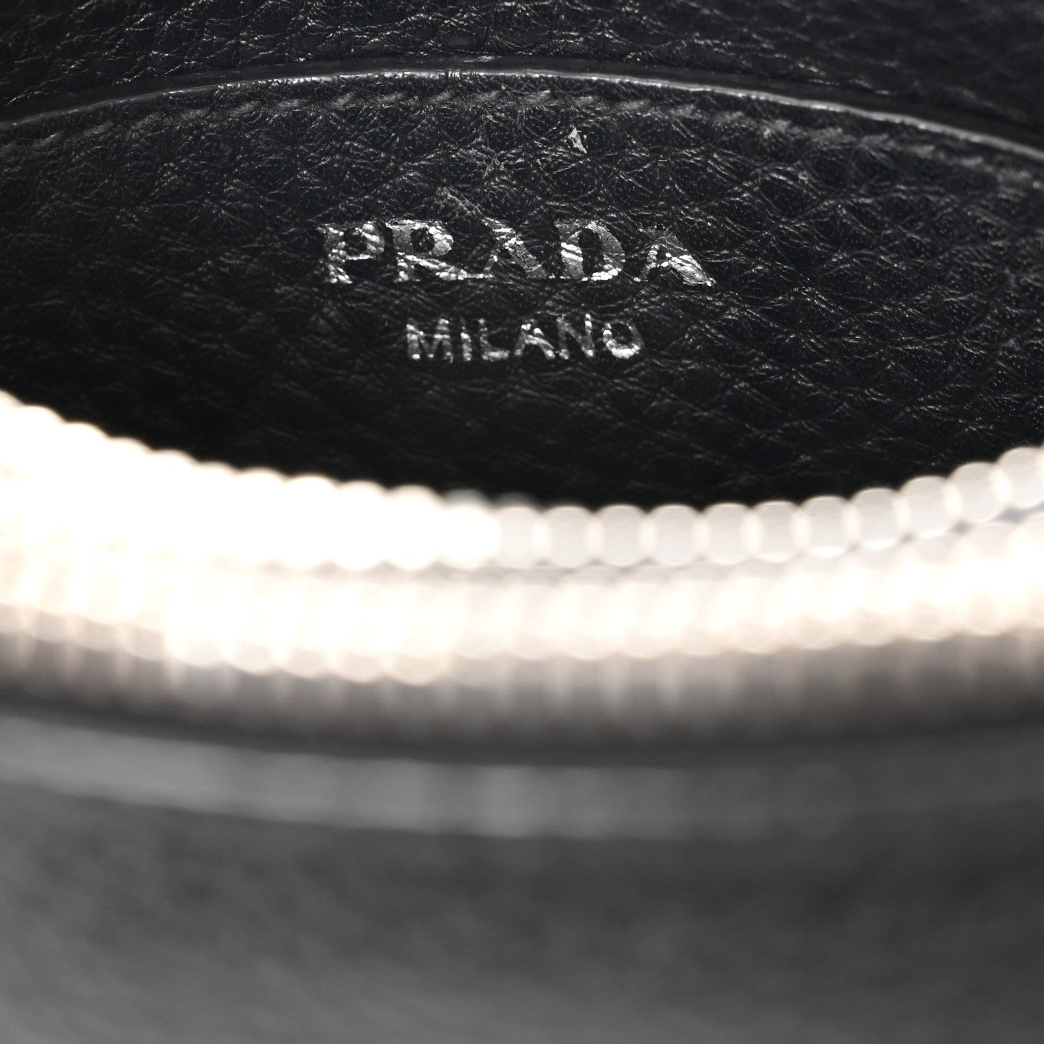 Prada Vitello Daino Double Zip Crossbody Bag Black 7 of 12
