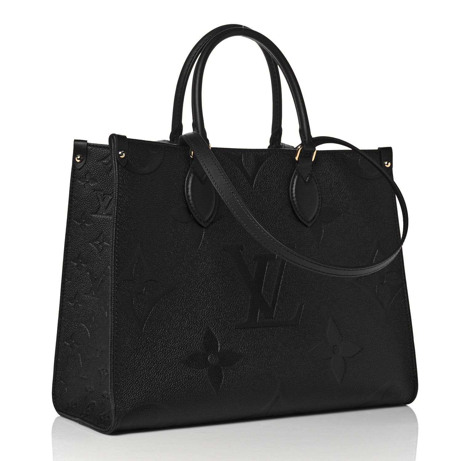 Louis Vuitton Empreinte Monogram Giant Onthego MM Black 3 of 9