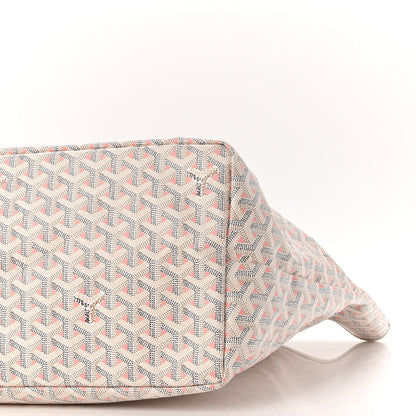 Goyard Goyardine Saint Louis Claire Voie GM White Pink 10 of 11