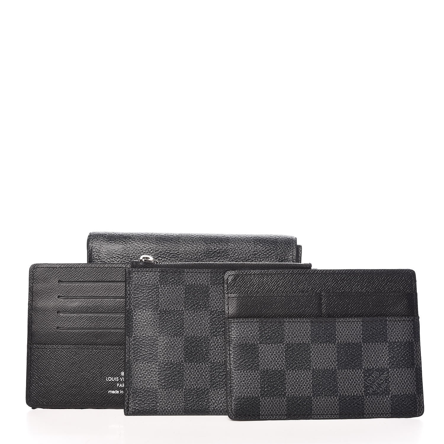 Louis Vuitton Damier Graphite Portefeuille Compact Modulable Wallet 8 of 15