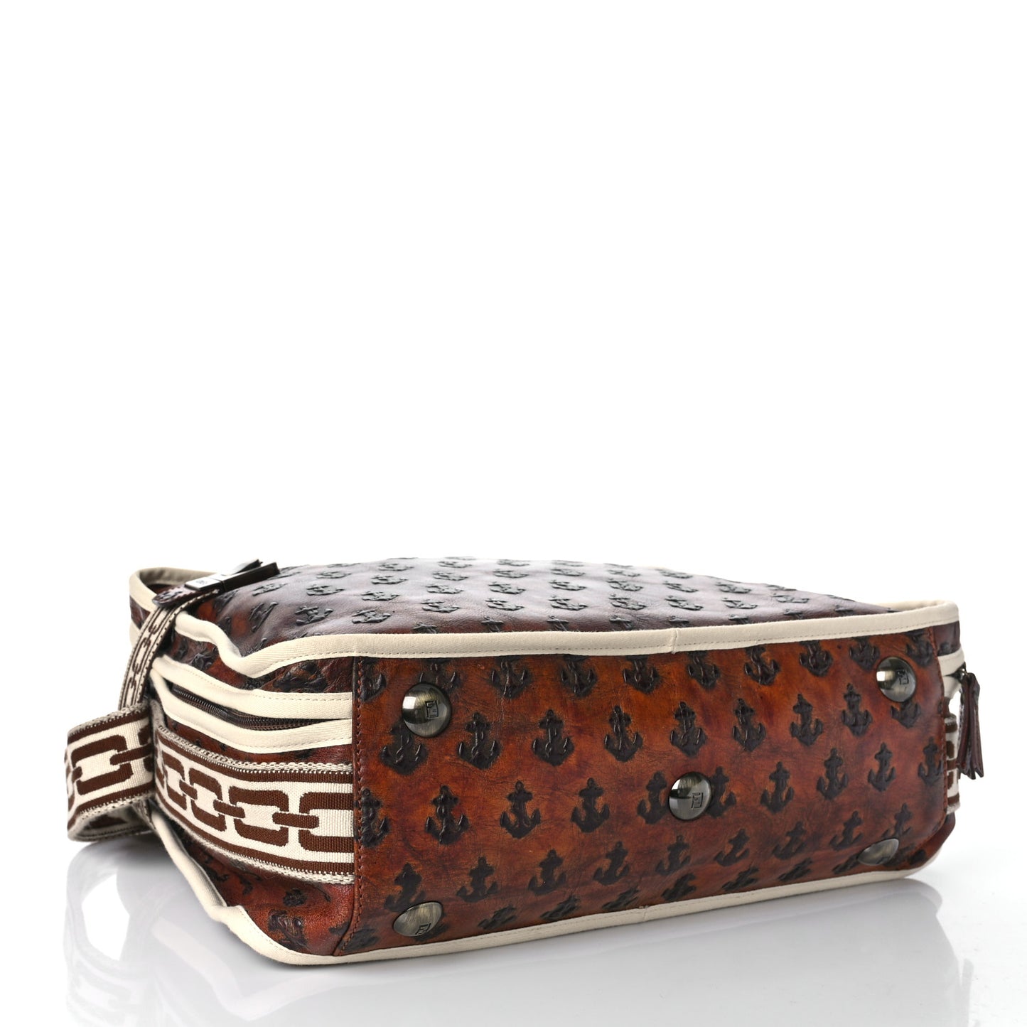Anchor Crossbody Messenger Brown