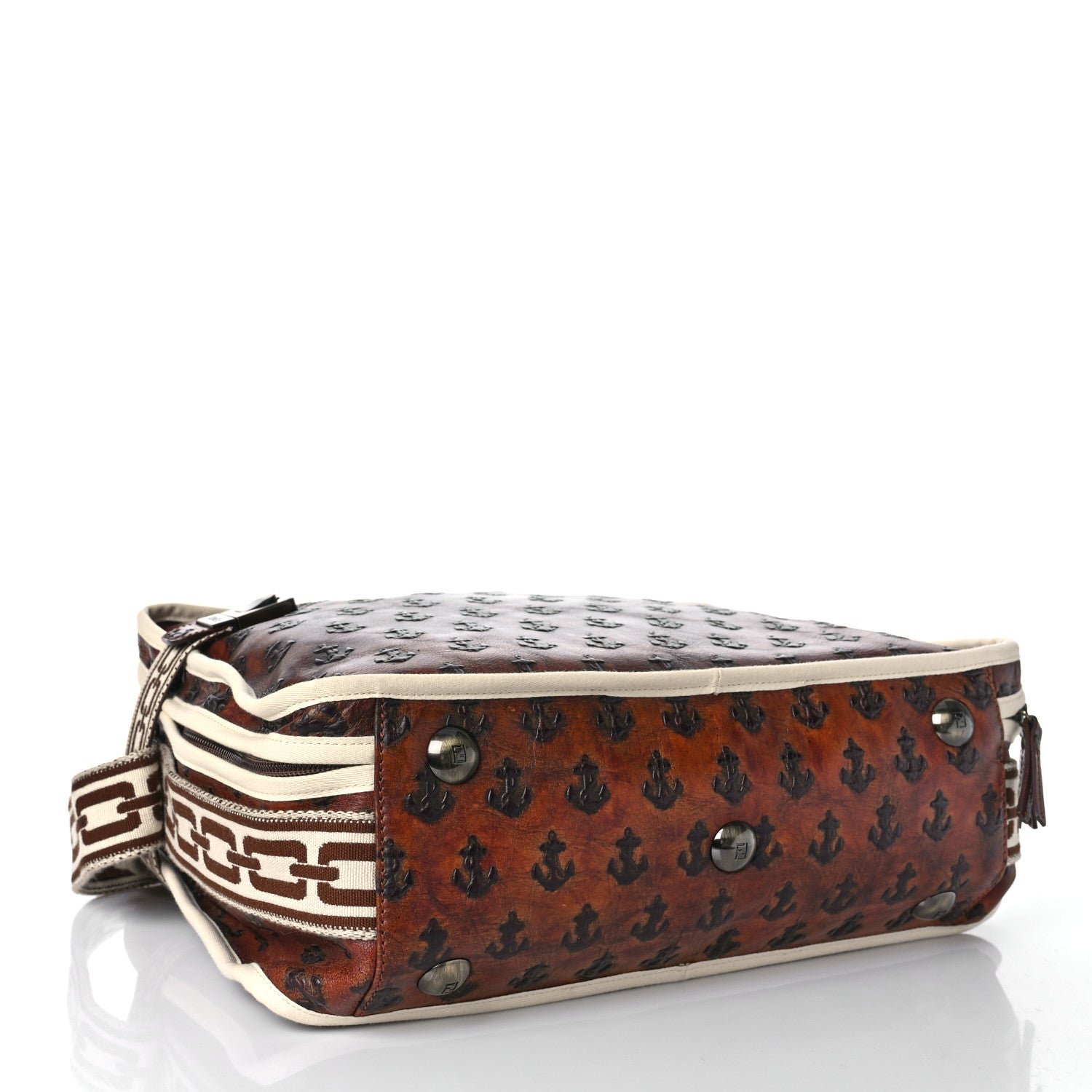 Fendi Anchor Crossbody Messenger Brown 4 of 8