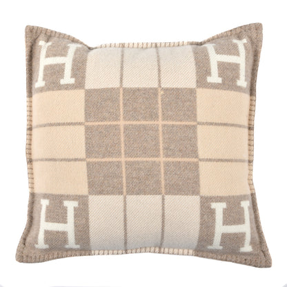 Hermes Wool Cashmere Avalon III Pillow PM Coco Camomille 1 of 3