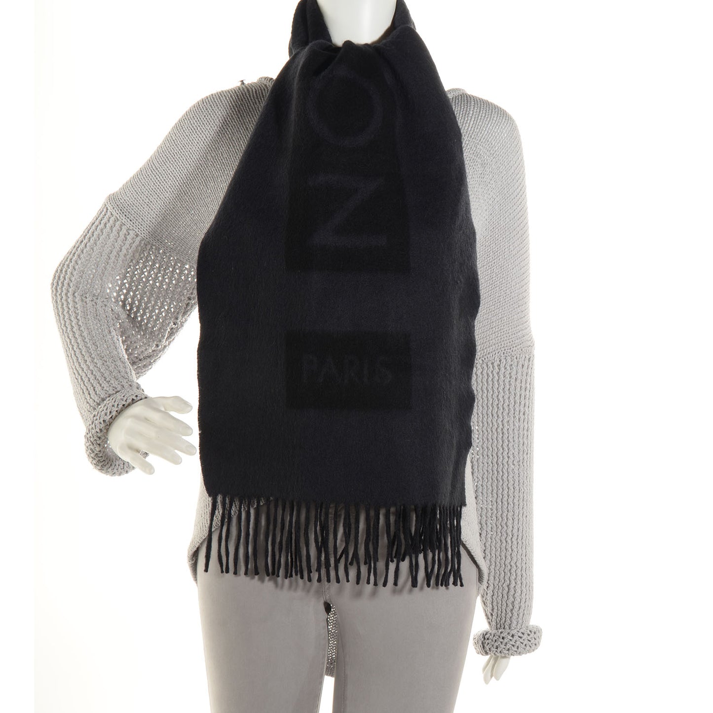 Cashmere Baroda Scarf Black