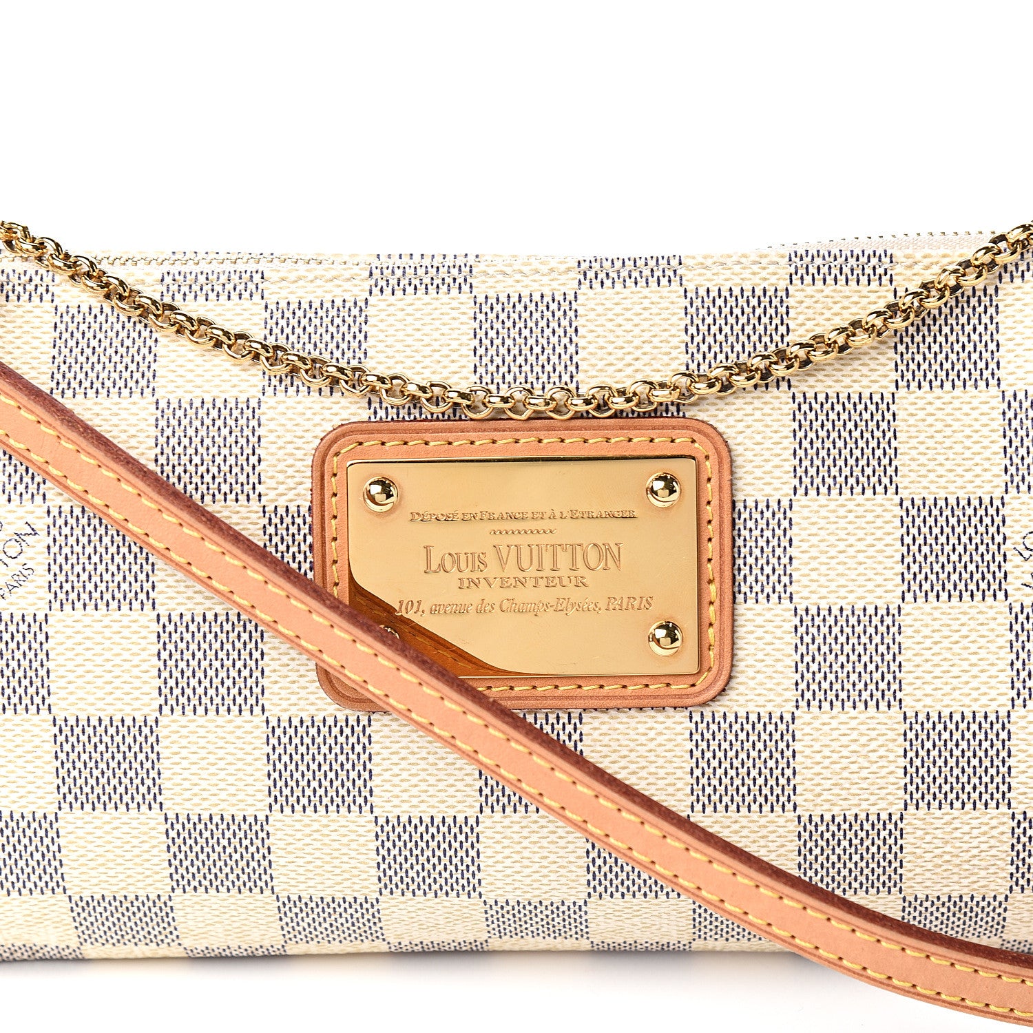 Louis Vuitton Damier Azur Eva Clutch 9 of 9