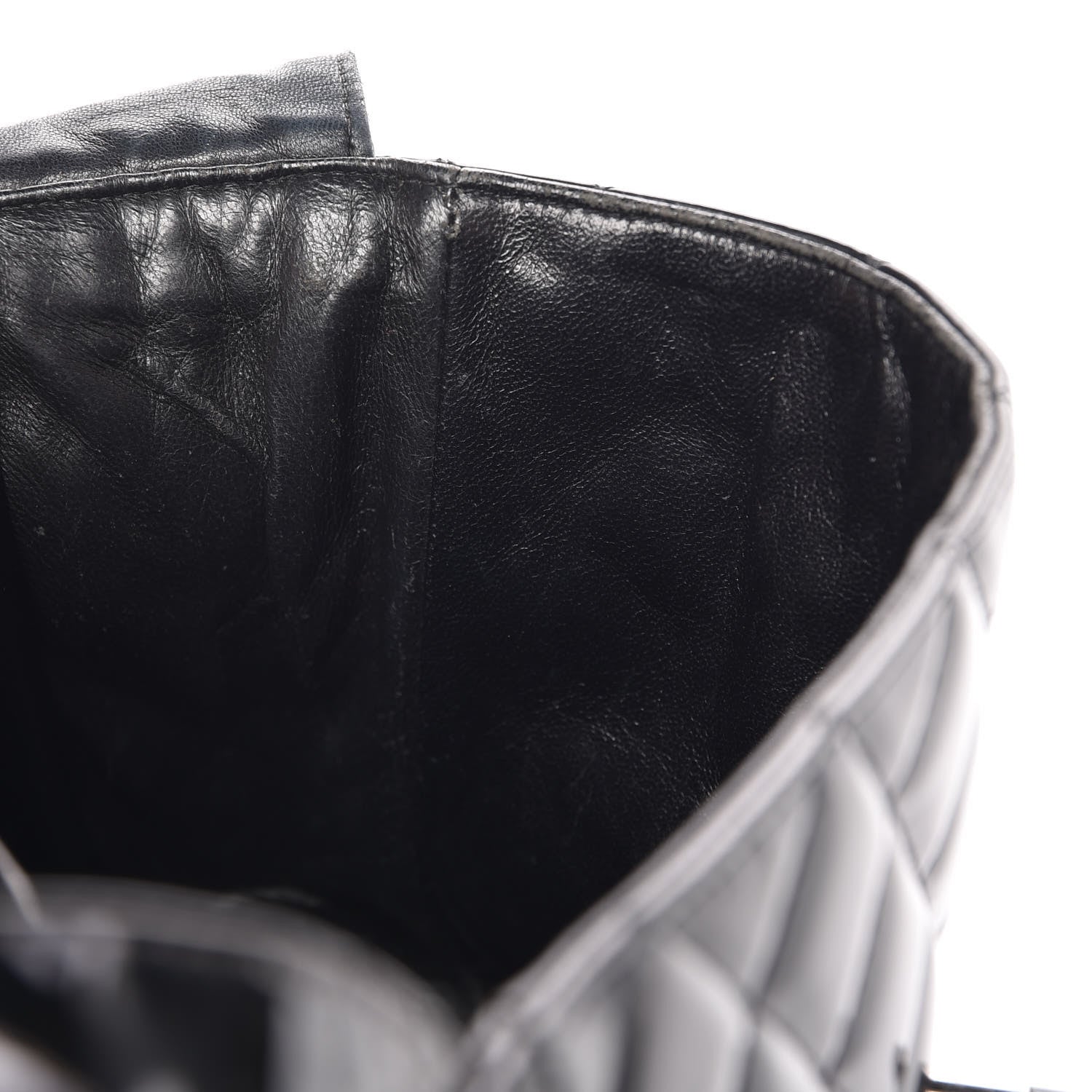 Chanel Patent Quilted Shoulder Flap Bag Black 10 of 21