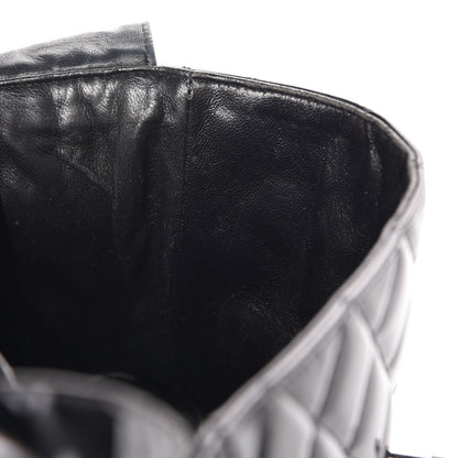Chanel Patent Quilted Shoulder Flap Bag Black 10 of 21