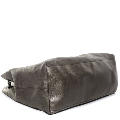 Gucci Metallic Pebbled Calfskin Large Soho Chain Shoulder Bag Sasso 4 of 7