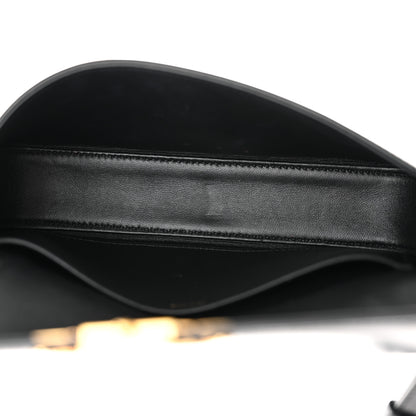 Celine Shiny Calfskin Triomphe Shoulder Bag Black 5 of 11