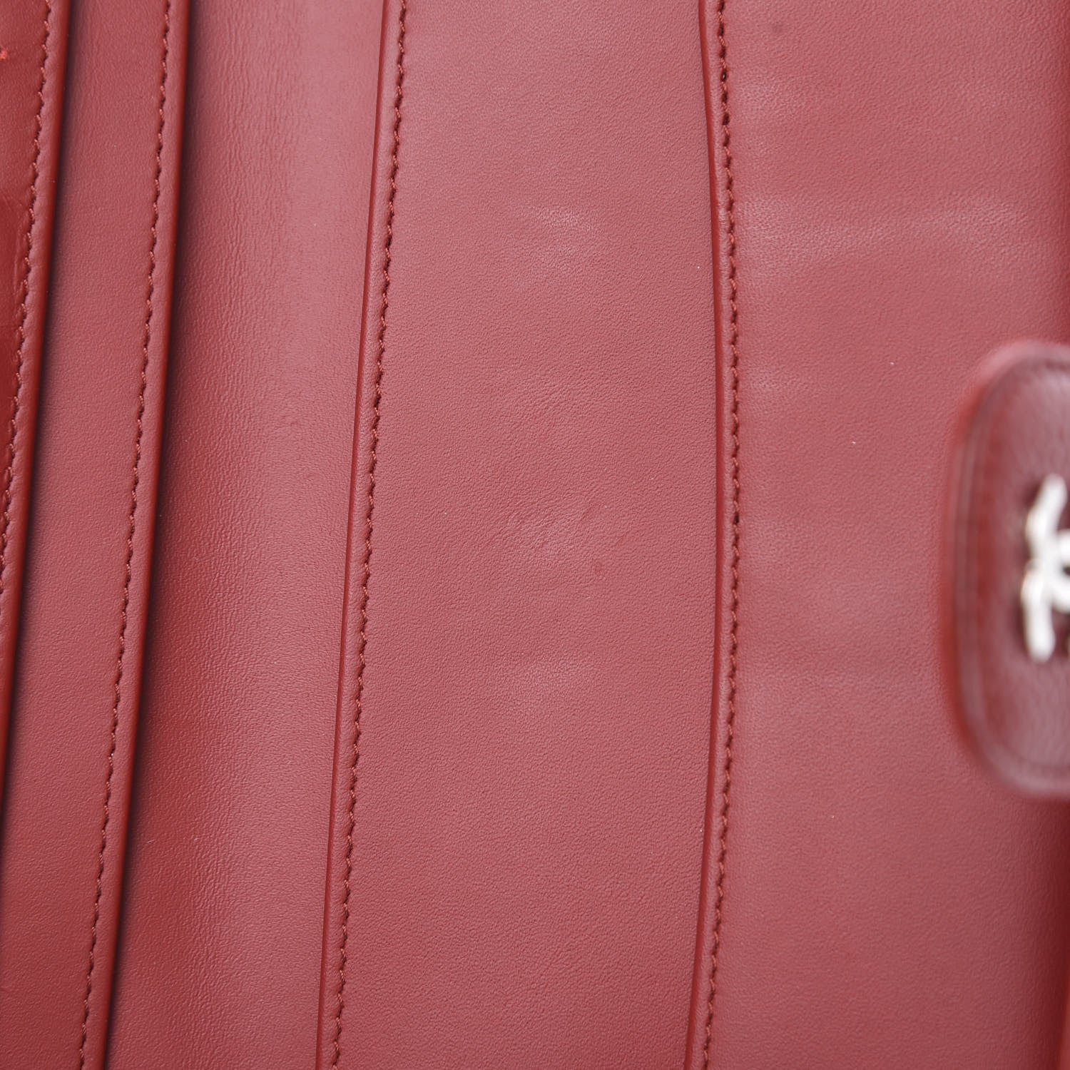 Chanel Caviar Quilted Long Flap Wallet Red 10 of 10