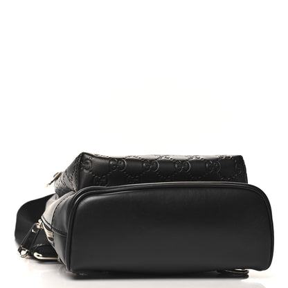 Gucci Guccissima Sling Backpack Black 4 of 11