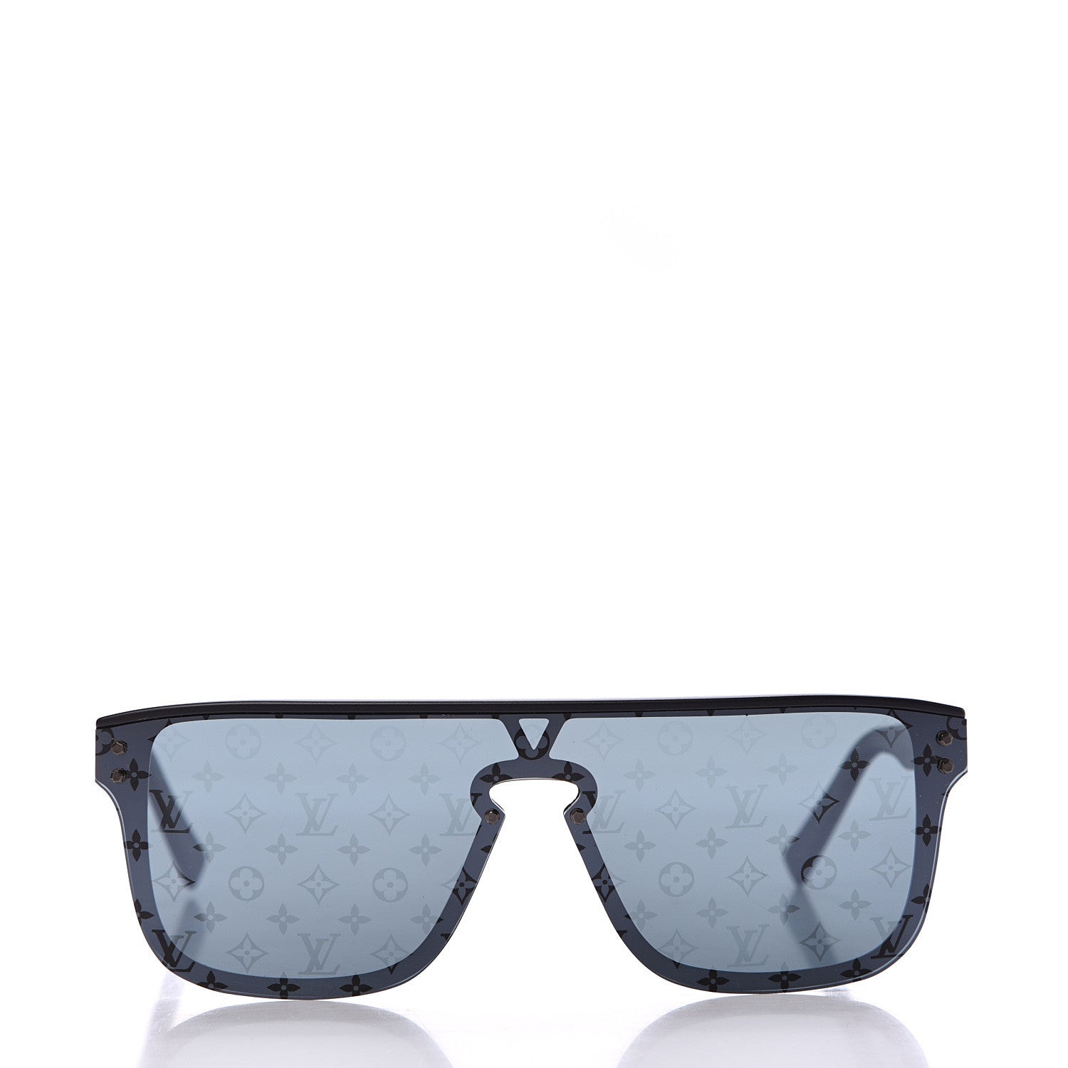 Louis Vuitton Acetate LV Waimea Square Sunglasses Z1082W Black 2 of 7