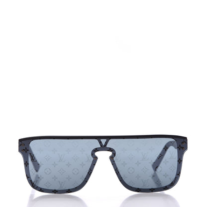 Louis Vuitton Acetate LV Waimea Square Sunglasses Z1082W Black 2 of 7
