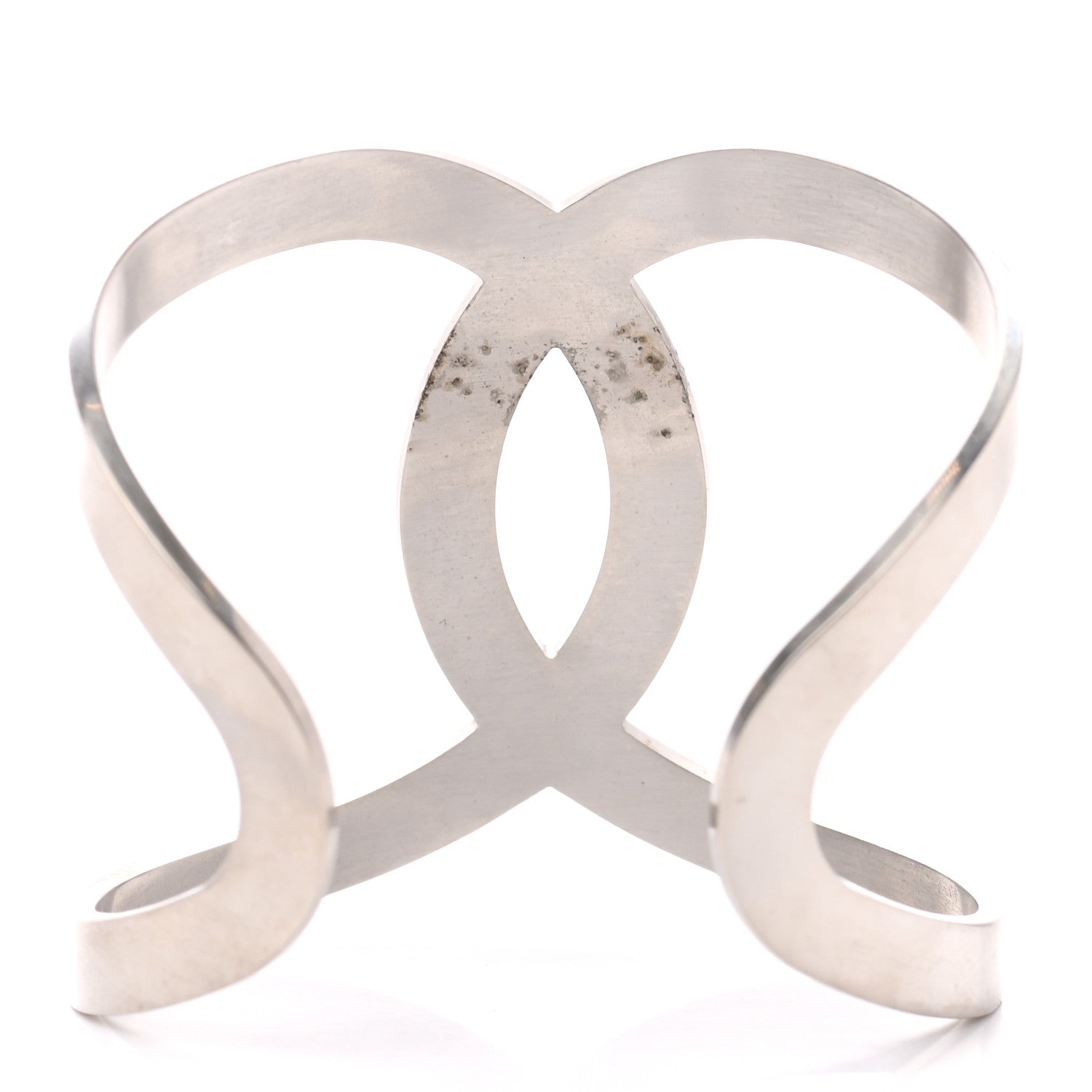 Chanel Metal CC Cuff Silver 3 of 6