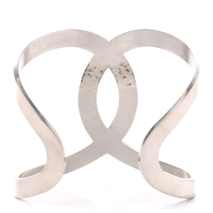 Chanel Metal CC Cuff Silver 3 of 6